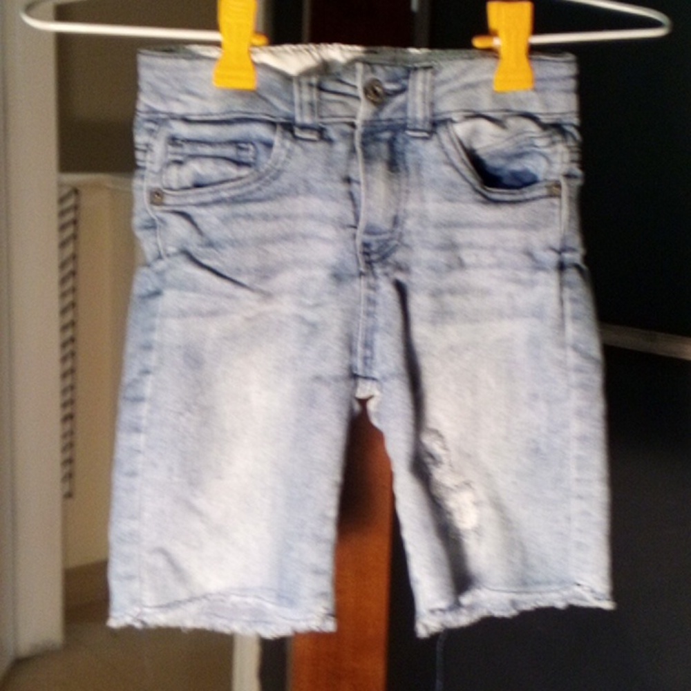 Boys Denim Distressed shorts